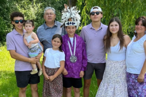 flag bearers at Presidents Cup Opening Ceremony