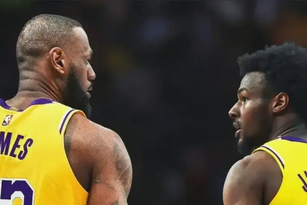 Lakers considering possible date for LeBron and Bronny to play together in NBA bronny-lebron-e1720047714349.jpg