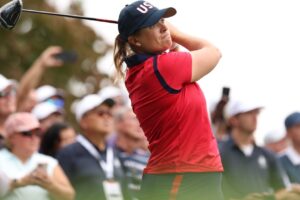 Lauren Coughlin is on pace to make U.S. history in Solheim Cup debut