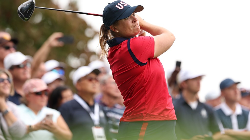 Lauren Coughlin is on pace to make U.S. history in Solheim Cup debut