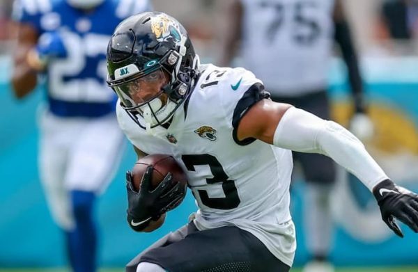 NFL Source Suggests Two Wide Receivers Could Be Trade Targets for Steelers in 2024 Christian Kirk Jags pic