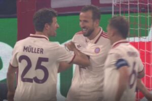 Harry Kane overtakes Wayne Rooney’s Champions League record after scoring four in Bayern’s 9-2 win over Dinamo Zagreb