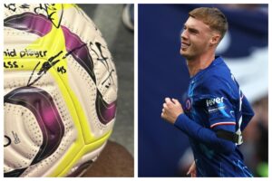 Romeo Lavia leaves Cole Palmer hilarious Chelsea message