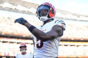 Tee Higgins' injury status for Week 1 versus the Patriots remains uncertain. Monitor updates for his availability before setting your lineup.