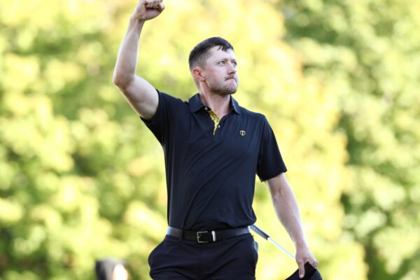 Saturday morning four-ball matches, tee times