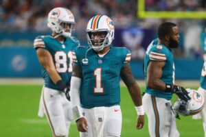 On Thursday night, Miami Dolphins quarterback Tua Tagovailoa suffered another concussion. How long is he expected to be out?