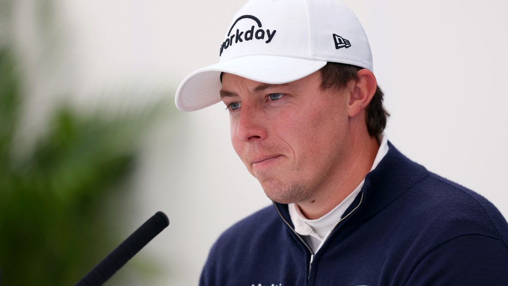 Matt Fitzpatrick ‘past point of caring’ about golf coming together