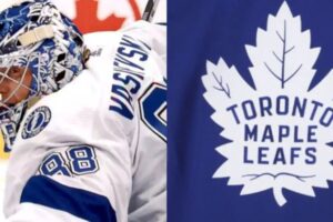 Andrei Vasilevskiy pulled vs the Maple Leafs