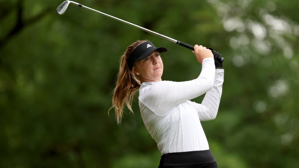 NCAA champ shoots 66; transgender golfer cards a 69