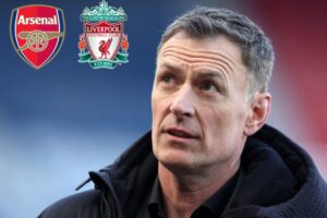 "This would be a huge win" - Chris Sutton makes bold Arsenal vs Liverpool prediction