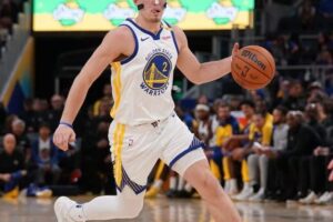 Golden State Warriors Brandin Podziemski +34 Plus/Minus Tied For 4th Best in NBA Game With 0 Points