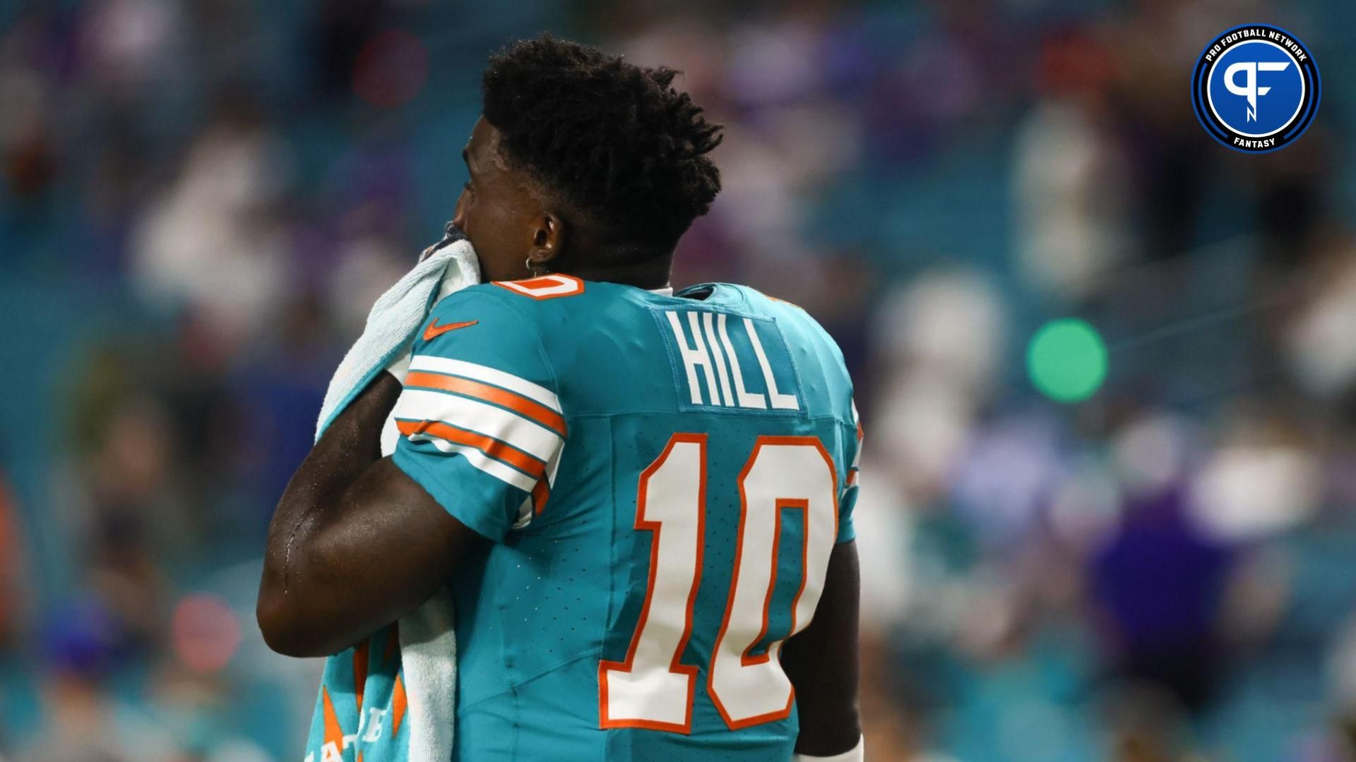 It has been rough sledding for Tyreek Hill since Tua Tagovailoa went down. Should fantasy managers consider trading the Miami Dolphins WR?