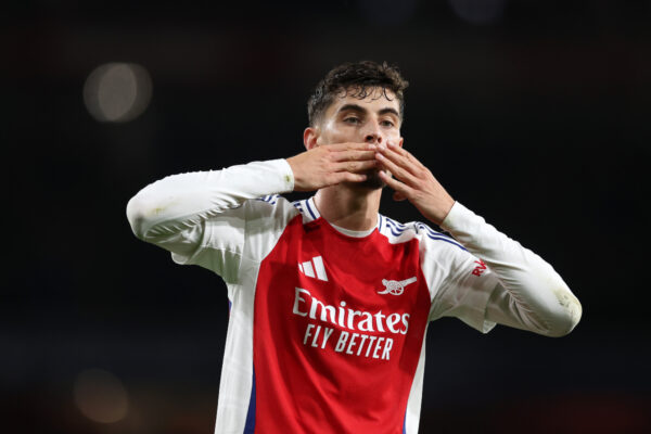 Arsenal's Kai Havertz joins exclusive club with Champions League goal