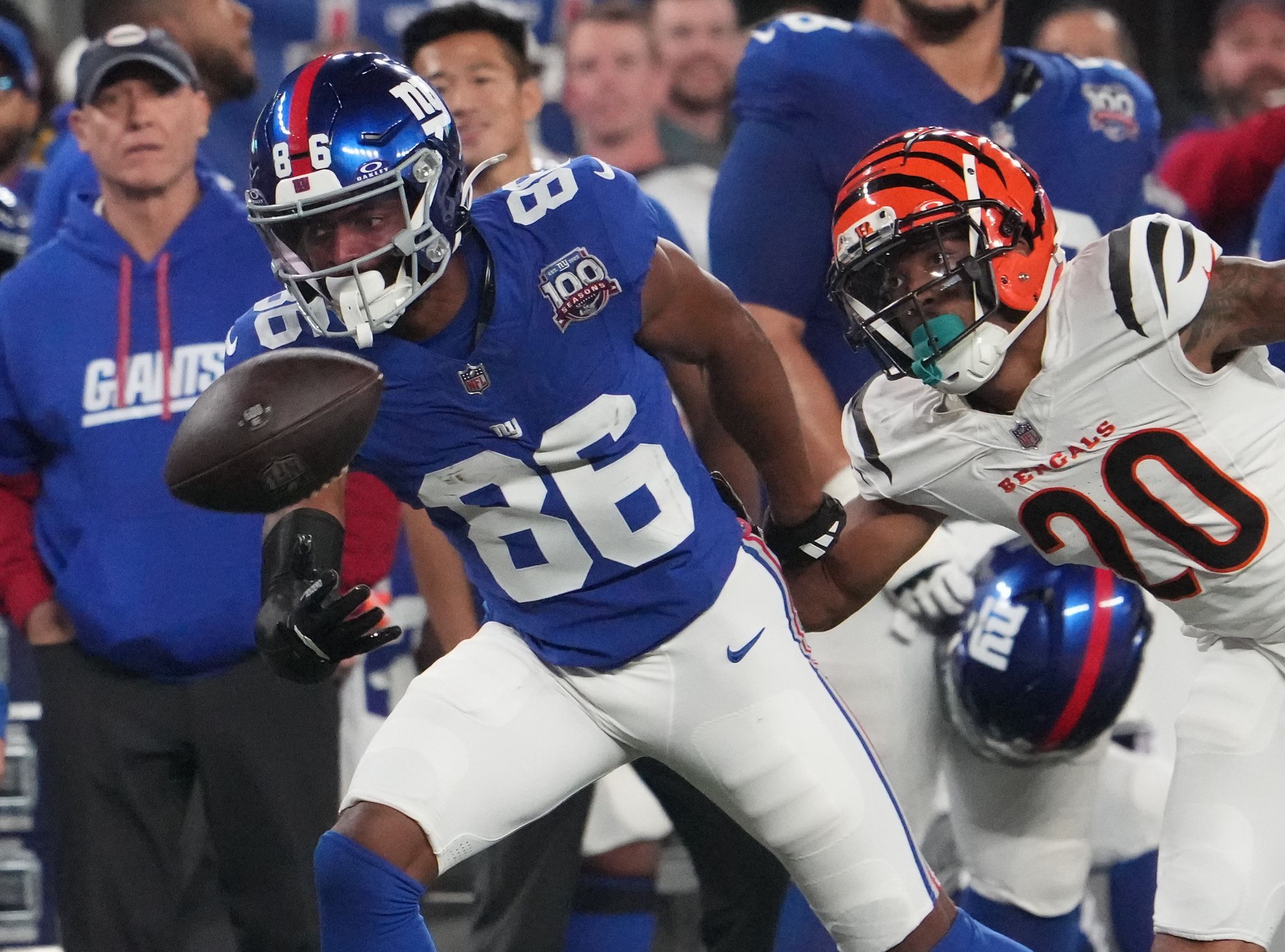 Giants WR Darius Slayton vs. Bengals on MNF