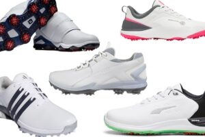 Spiked or spikeless golf shoes