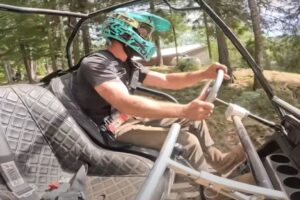 Check out this suped-up golf cart with 180 HP Yamaha R1 engine