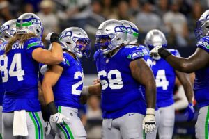 The Seattle Seahawks will wear their throwback uniforms for the second time this season against the San Francisco 49ers.