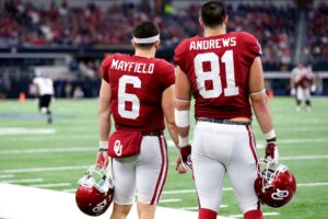 Close friends Baker Mayfield and Mark Andrews have poked fun at each other this week as their Buccaneers and Ravens prepare to face off on Monday night.