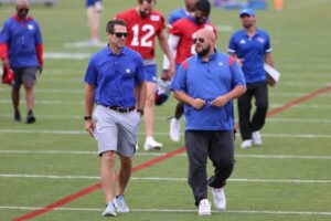 Brian Daboll and Joe Schoen Giants pic