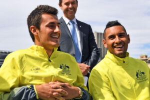 Kyrgios Reacts To Tomic Blow Out