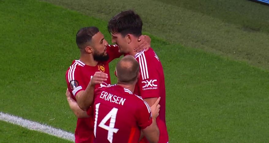Video: Harry Maguire to Erik ten Hag's rescue as he scores a stoppage time header to make it 3-3