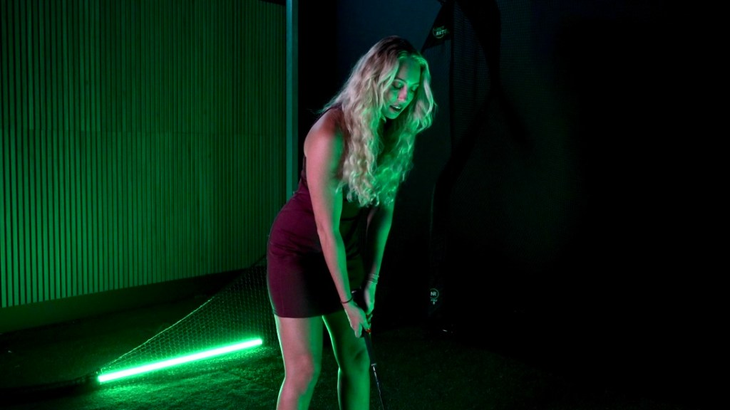 Dialing in pitch shot yardages with backswing cues