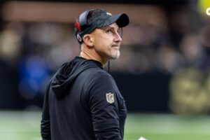 New Orleans Saints fans demand the franchise to fire Dennis Allen following the team's 33-10 loss to Sean Payton's Broncos in Week 7.
