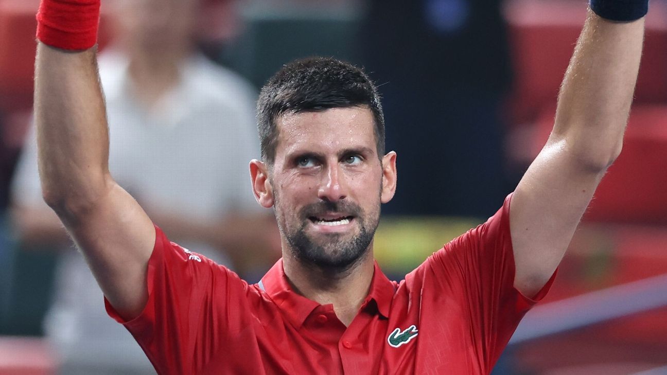 Djokovic Moves Forward in Shanghai; Shelton Bows Out