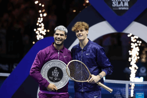 Jannik Sinner Triumphs Over Carlos Alcaraz at the "Six Kings Slam" Extravaganza in Saudi Arabia - World Tennis Magazine