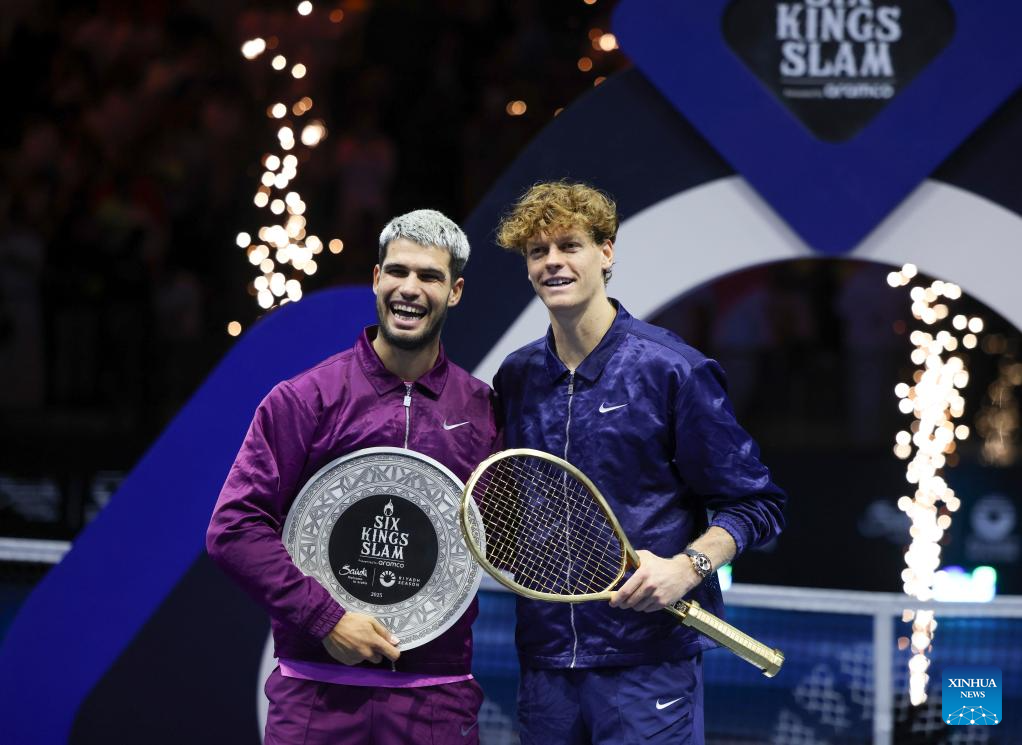 Jannik Sinner Triumphs Over Carlos Alcaraz at the "Six Kings Slam" Extravaganza in Saudi Arabia - World Tennis Magazine