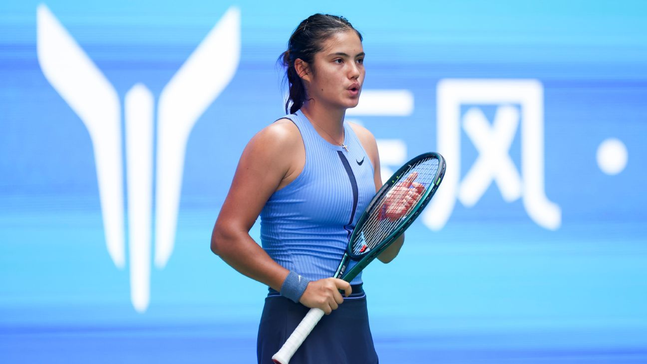 Raducanu Faces Back Issues, Exits Tournament in China