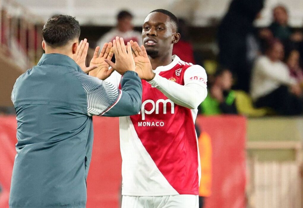 “Balogun Shines and Struggles: USMNT Star Scores Before Sending Off in Monaco”n