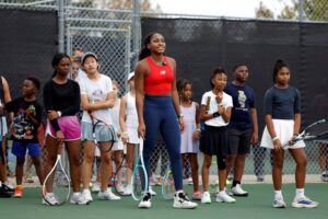 Coco Gauff Hosts Unexpected Tennis Clinic for Local Kids at Newly Renovated Court in New Orleans East - 10sBalls.com & TennisBalls.com
