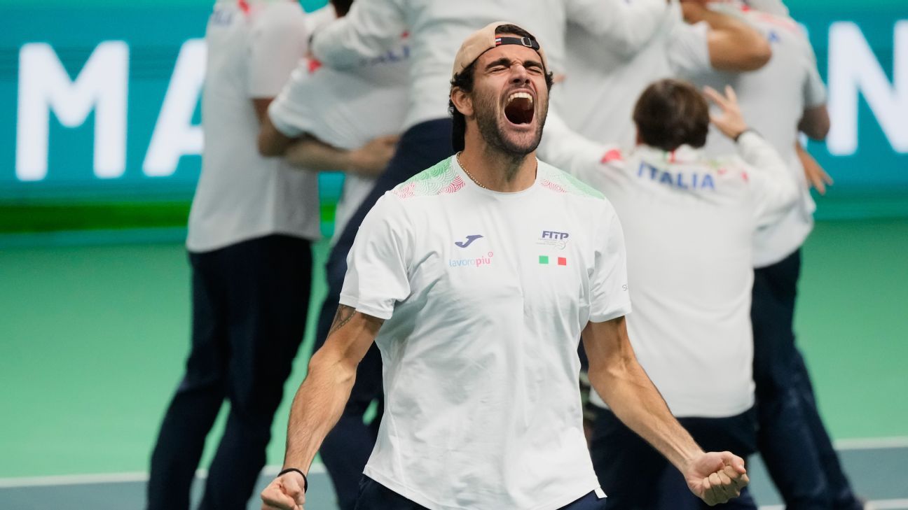 Italy Dominates Spain to Secure Davis Cup Title Once More