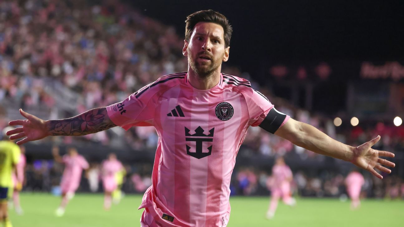 Messi Shines with a Brace, Paving the Way for Miami's Historic First Playoff Victory!n