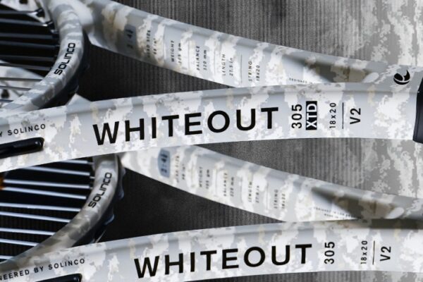 Solinco Unveils the New Whiteout V2 18x20 Tennis Racquet - 10sBalls.com & TennisBalls.com