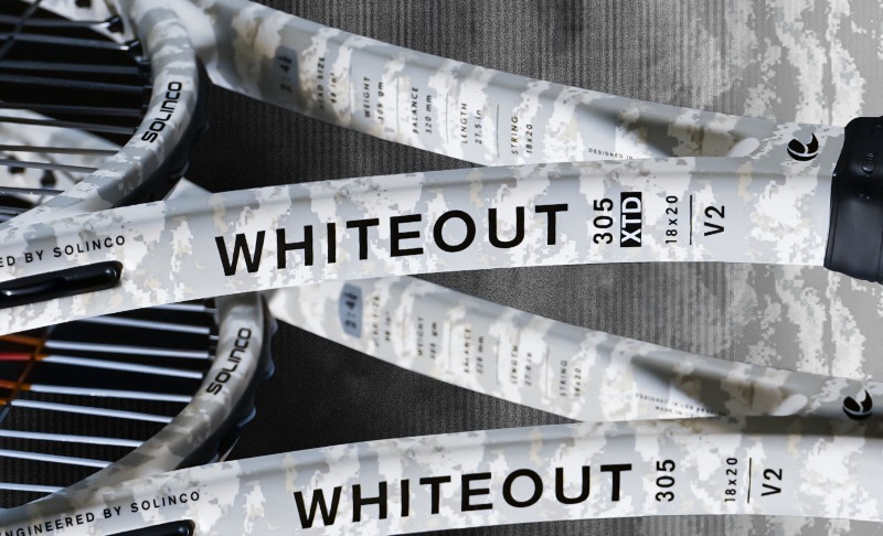 Solinco Unveils the New Whiteout V2 18x20 Tennis Racquet - 10sBalls.com & TennisBalls.com
