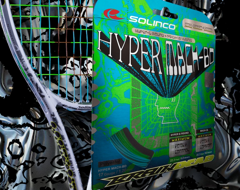 Explore the SOLINCO x BRAIN DEAD Collection: Innovative Tennis Rackets and Strings at 10sBalls.com & TennisBalls.com