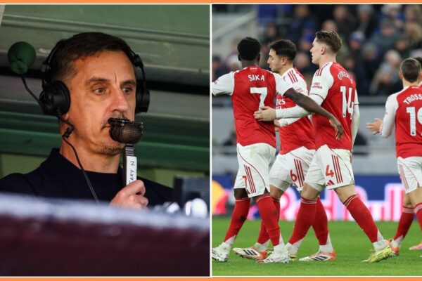 Gary Neville Rips Into Arsenal Star for Lackluster Performance Against Liverpool: 'He’s Offered Nothing!'n