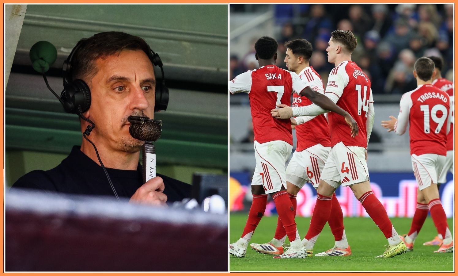 Gary Neville Rips Into Arsenal Star for Lackluster Performance Against Liverpool: 'He’s Offered Nothing!'n