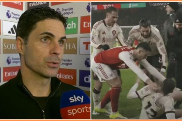 Mikel Arteta Breaks Silence on Gabriel Martinelli's Controversial Clash with Injured Liverpool Starn