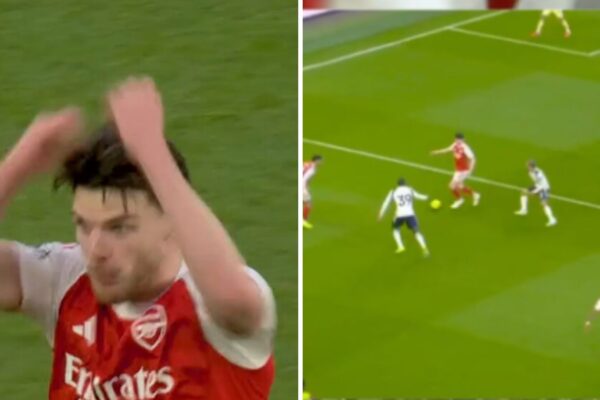 Declan Rice Echoes Gerrard's Infamous Slip in Crucial Arsenal Blunder Against Tottenhamn
