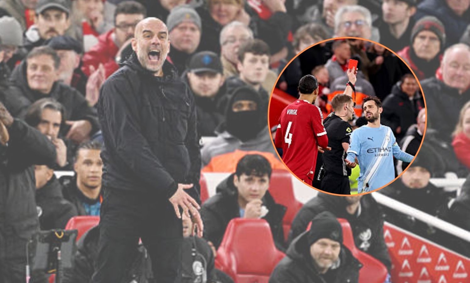 Pep Guardiola Opens Up About His True Feelings on Dominic Szoboszlai's Controversial Red Cardn