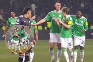 Tempers Flare: Anthony Gordon and Kieran Trippier's Heated Confrontation Amidst 6-1 Victory Over Qarabagn