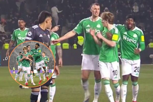 Tempers Flare: Anthony Gordon and Kieran Trippier's Heated Confrontation Amidst 6-1 Victory Over Qarabagn