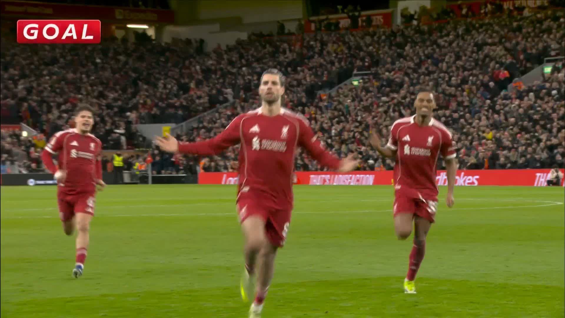 Watch: Dominik Szoboszlai Scores Stunning 30-Yard Free-Kick – A Contender for Goal of the Season Against Man City!n