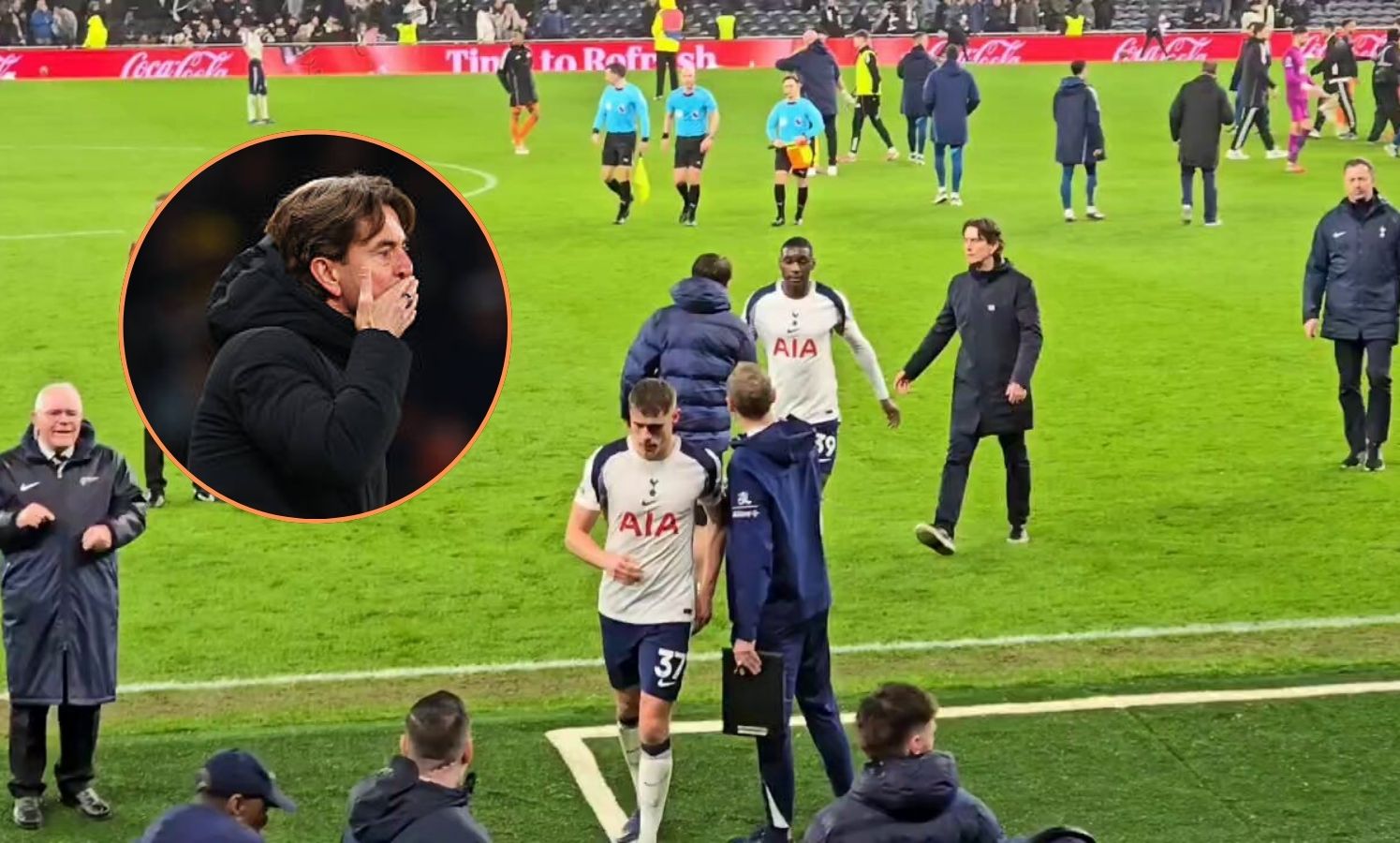 “Watch: Tottenham Fans Demand Thomas Frank's Departure in Passionate Show of Frustration”n