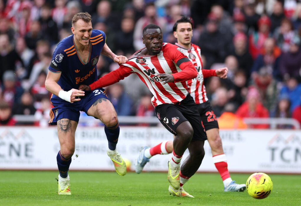 Brobbey Takes a Lighthearted Jab at Dan Burn with Witty 12-Word Message!n