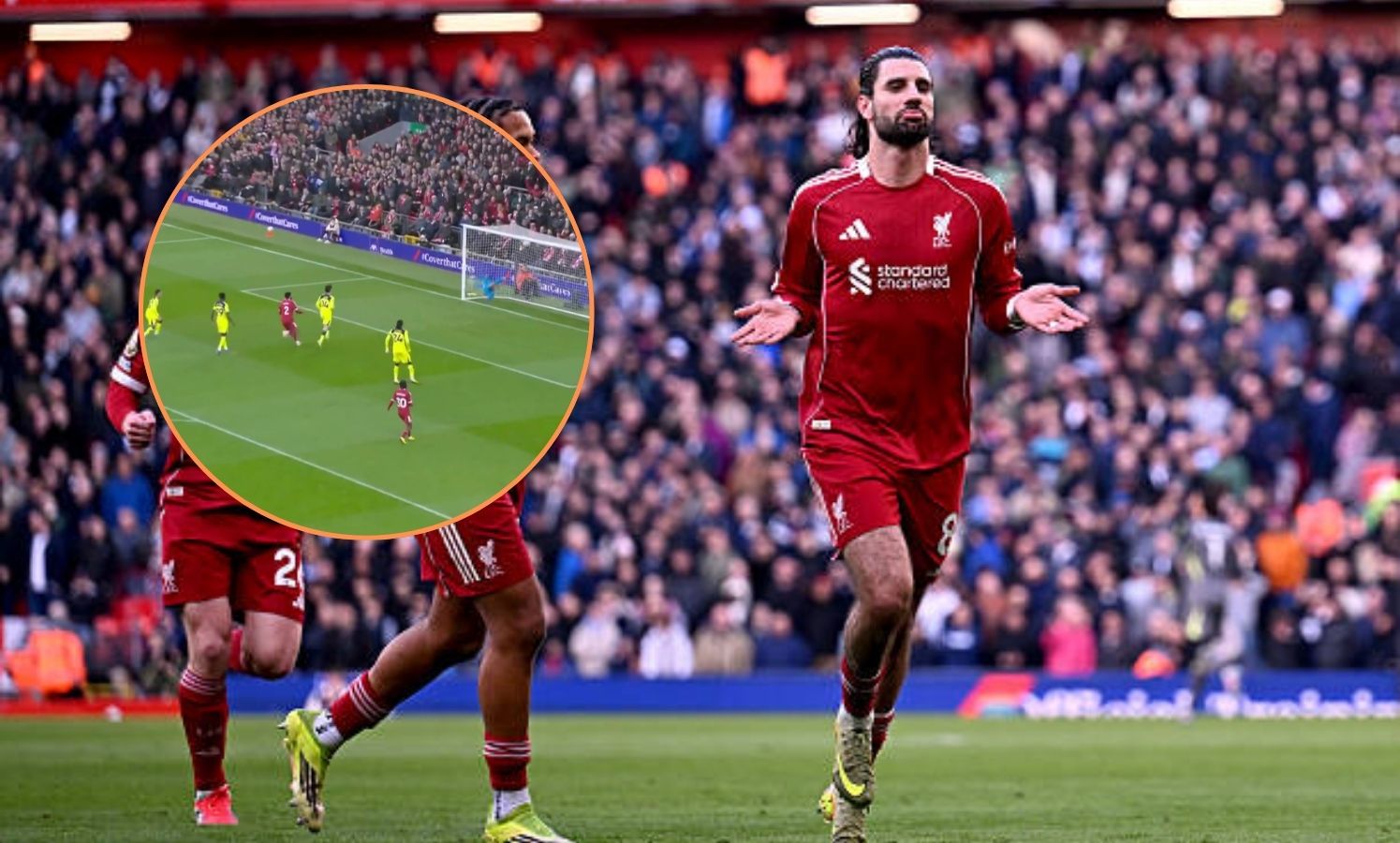 Dominik Szoboszlai Breaks the Deadlock with a Spectacular Free-Kick, Putting Liverpool Ahead Against Tottenham!n