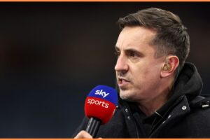 Gary Neville: Doku Struggles to Make Impact Against Arsenaln